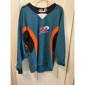 Vtg KAMAZU Hockey Jersey Large  Practice League Sports Pullover Men's Beer